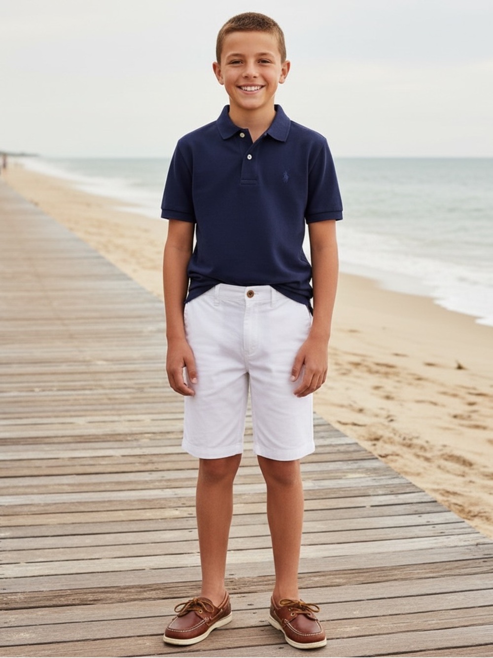 NWT Polo Ralph Lauren Boys‎ Straight Fit Linen Blend Flat Front Shorts Classic